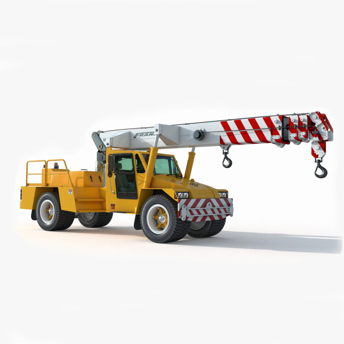 Franna 18t Crane 3D Model .c4d .max .obj .3ds .fbx .stl .blend 