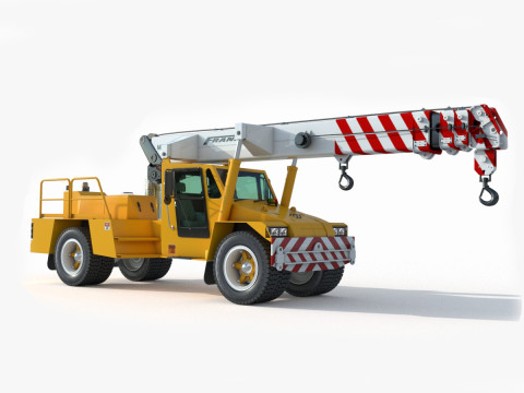 Franna 18t Crane 3D Model