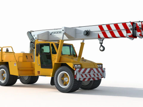 Franna 18t Crane 3D Model