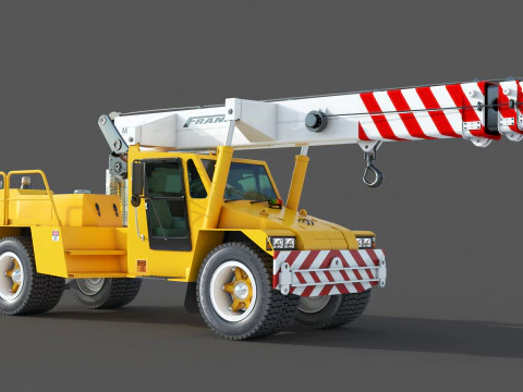 Franna 18t Crane 3D Model