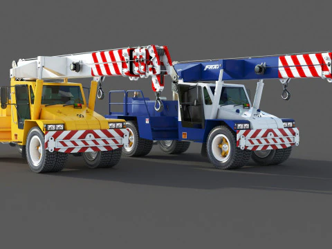 Franna 18t Crane 3D Model