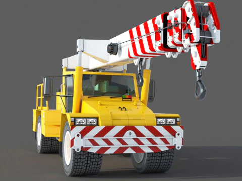 Franna 18t Crane 3D Model
