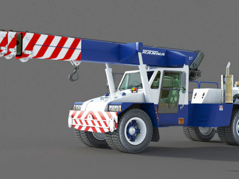 Franna 18t Crane 3D Model