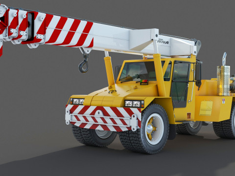 Franna 18t Crane 3D मॉडल