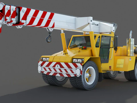 Franna 18t Crane 3D Model