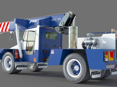 Franna 18t Crane 3D Model
