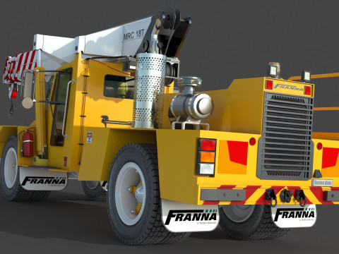 Franna 18t Crane 3D मॉडल