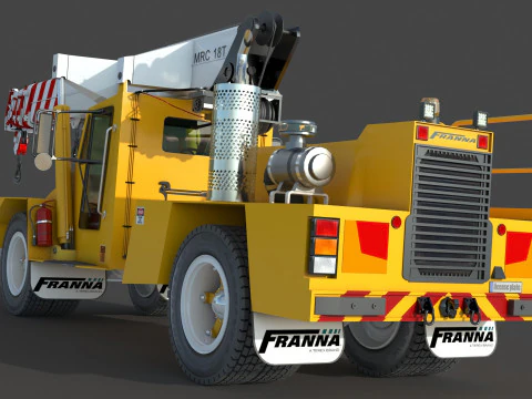 Franna 18t Crane 3D Model