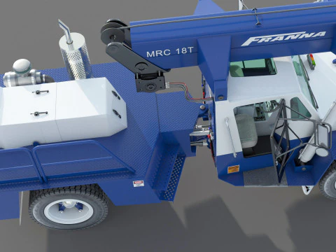 Franna 18t Crane 3D Model