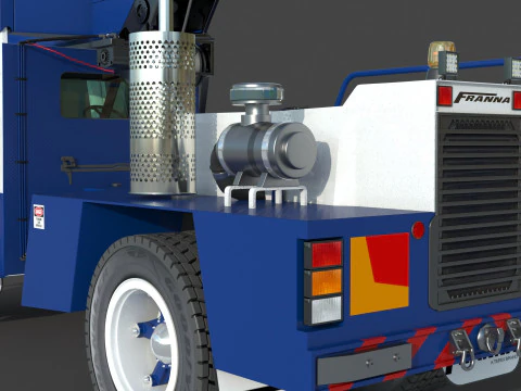 Franna 18t Crane 3D Model