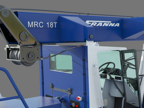 Franna 18t Crane 3D Model