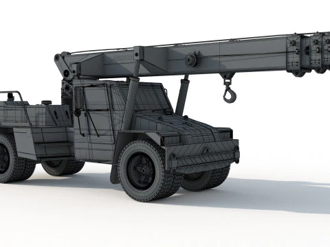 Franna 18t Crane 3D Model