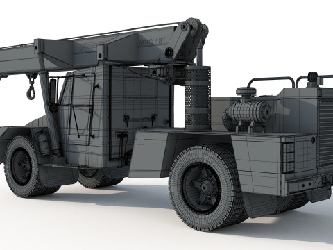 Franna 18t Crane 3D मॉडल