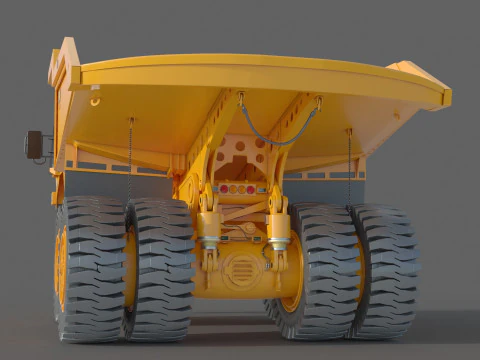 Camion da miniera Caterpillar Cat 794 AC Modello 3D