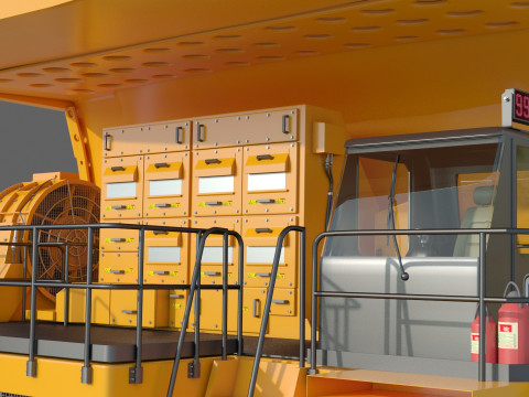 Caterpillar Cat 794 AC Mining Truck 3D 모델