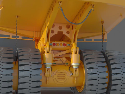 Camion da miniera Caterpillar Cat 794 AC Modello 3D