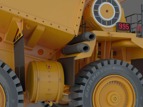 Camion da miniera Caterpillar Cat 794 AC Modello 3D