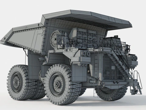 Camion da miniera Caterpillar Cat 794 AC Modello 3D