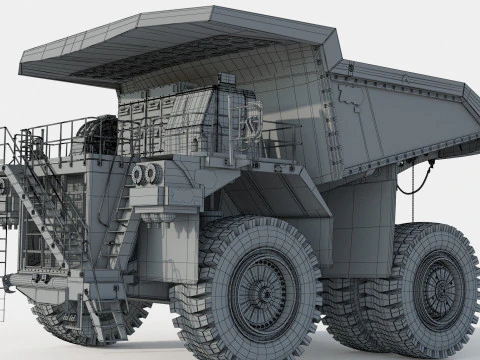 Camion da miniera Caterpillar Cat 794 AC Modello 3D