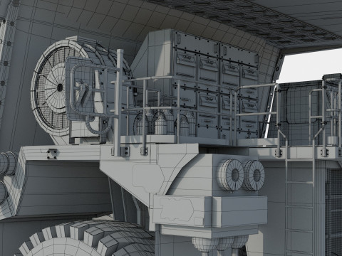 Caterpillar Cat 794 AC Mining Truck 3D 모델