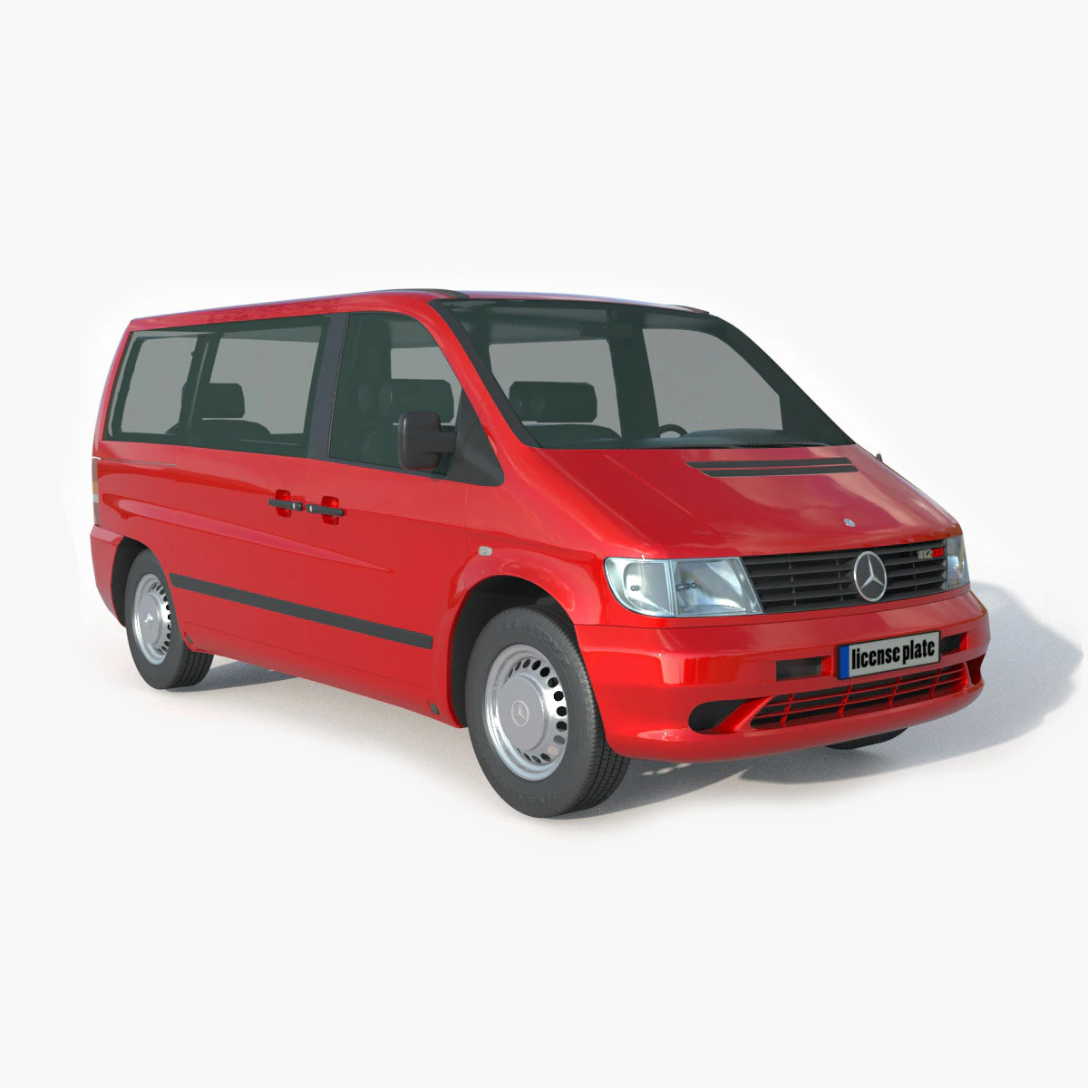 Mercedes Benz Vito Modello 3D .c4d .max .obj .3ds .fbx .stl .blend 