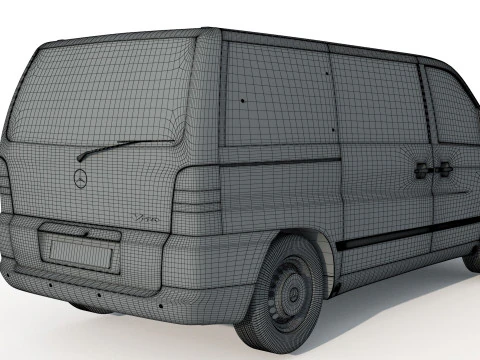 Mercedes Benz Vito Modello 3D