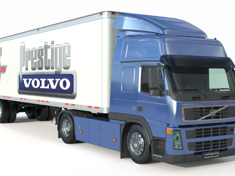 Volvo 460 FM Truck 3D Model