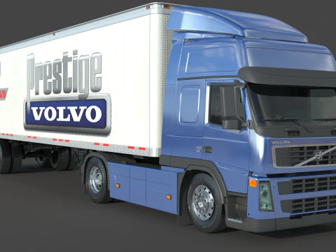 Volvo 460 FM Truck 3D Model