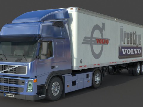 Volvo 460 FM Truck Modèle 3D