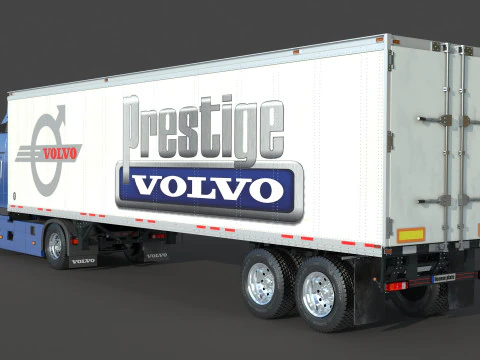 Volvo 460 FM Truck 3D Model