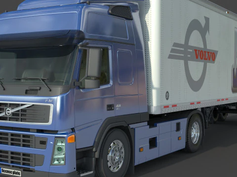Volvo 460 FM Truck 3D Model