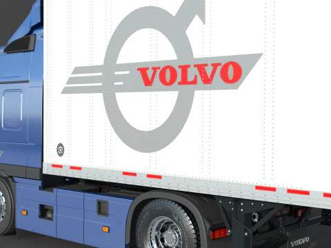 Volvo 460 FM Truck 3D Model