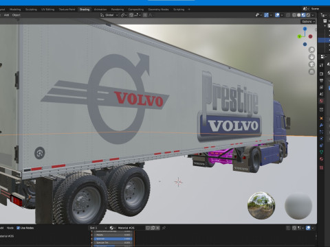 Volvo 460 FM Truck Modèle 3D