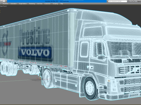 Volvo 460 FM Truck Modèle 3D