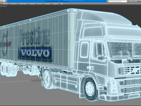Volvo 460 FM Truck 3D Model