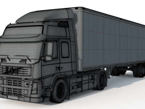 Volvo 460 FM Truck Modèle 3D