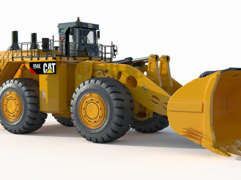 Caterpillar Cat 994K Wheel Loader 3D Model in Machines 565835
