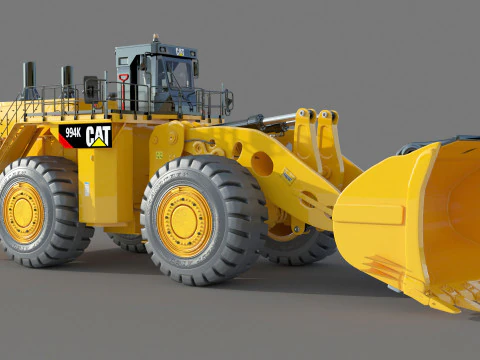 Caterpillar Cat 994K Wheel Loader 3D Model
