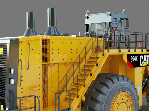 Caterpillar Cat 994K Wheel Loader Modello 3D