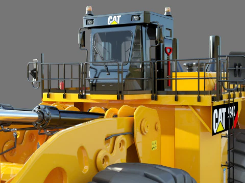 Caterpillar Cat 994K Wheel Loader 3D Model in Machines 565835