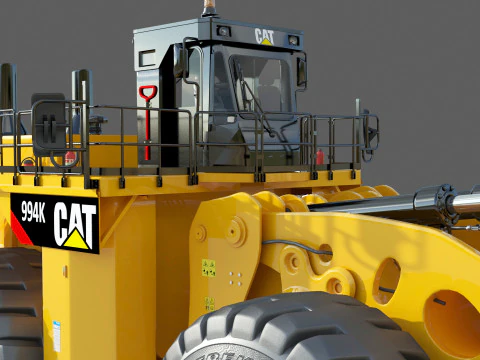 Caterpillar Cat 994K Wheel Loader 3D Model in Machines 565835