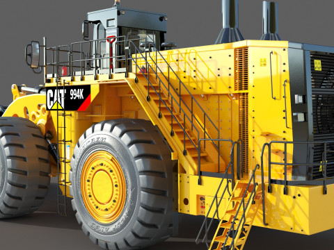 Caterpillar Cat 994K Wheel Loader Modello 3D