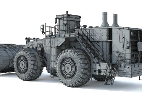 Caterpillar Cat 994K Wheel Loader 3D Model