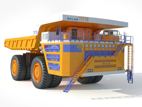 Truk Tambang Belaz 75710 Model 3D