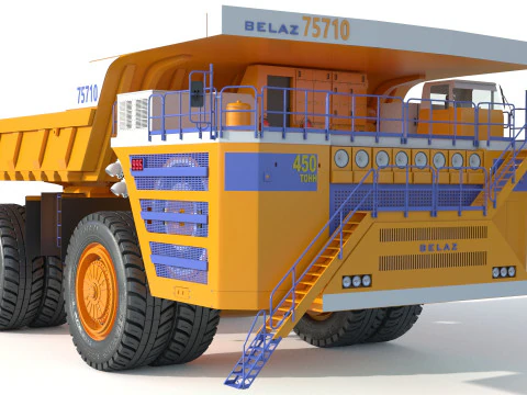 Belaz 75710 Mining Truck 3D Model
