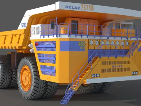 Belaz 75710 Mining Truck 3D Model