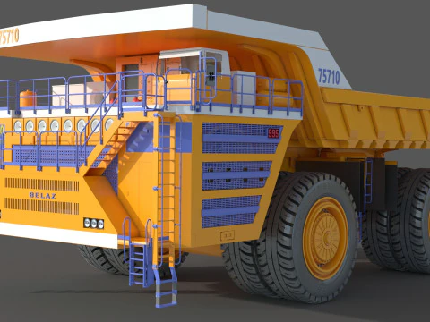 Belaz 75710 Mining Truck 3D Model