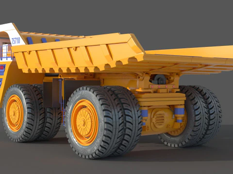 Belaz 75710 Mining Truck 3D Model