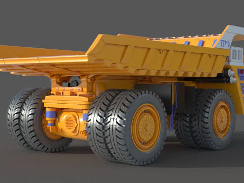 Belaz 75710 Mining Truck 3D Model
