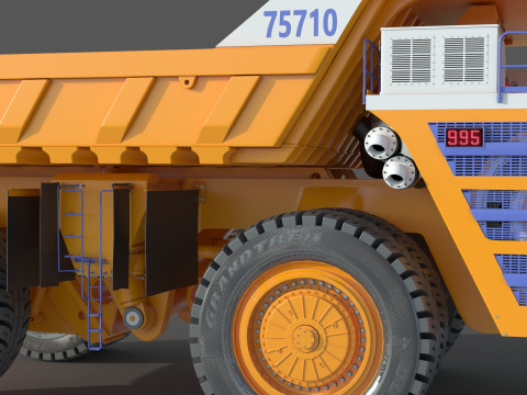 Belaz 75710 Mining Truck 3D-Modell